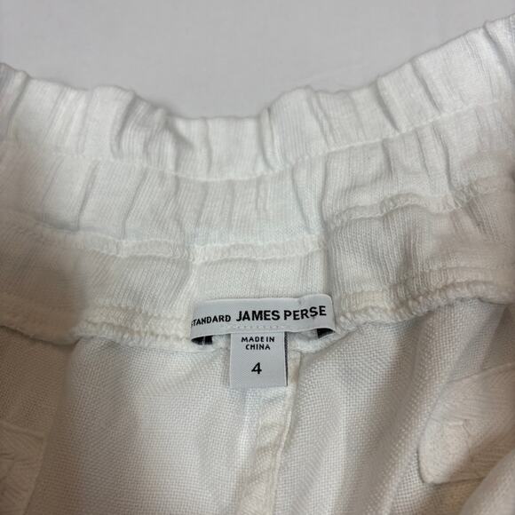 Standard James Perse Linen Joggers Pull On Pants Women's 4/XL Minimalist - Picture 4 of 10